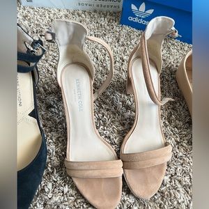 Kenneth Cole Tan Suede Heels Women’s US size 7.5 gently used